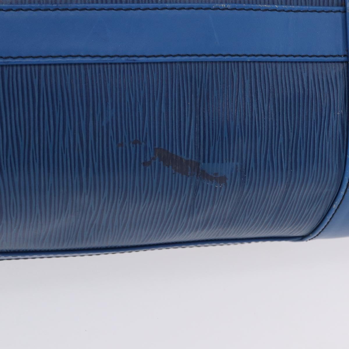 Louis Vuitton Randonnée Epi Blue Leather Backpack Bag (Pre-Owned)