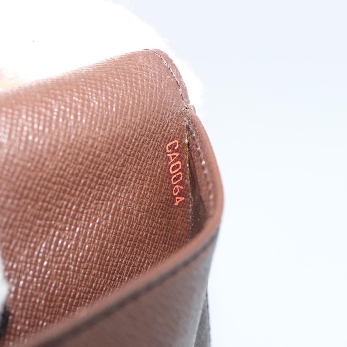 Louis Vuitton Ring Agenda Cover Damier Brown Canvas Briefcase Bag (Pre-Owned)
