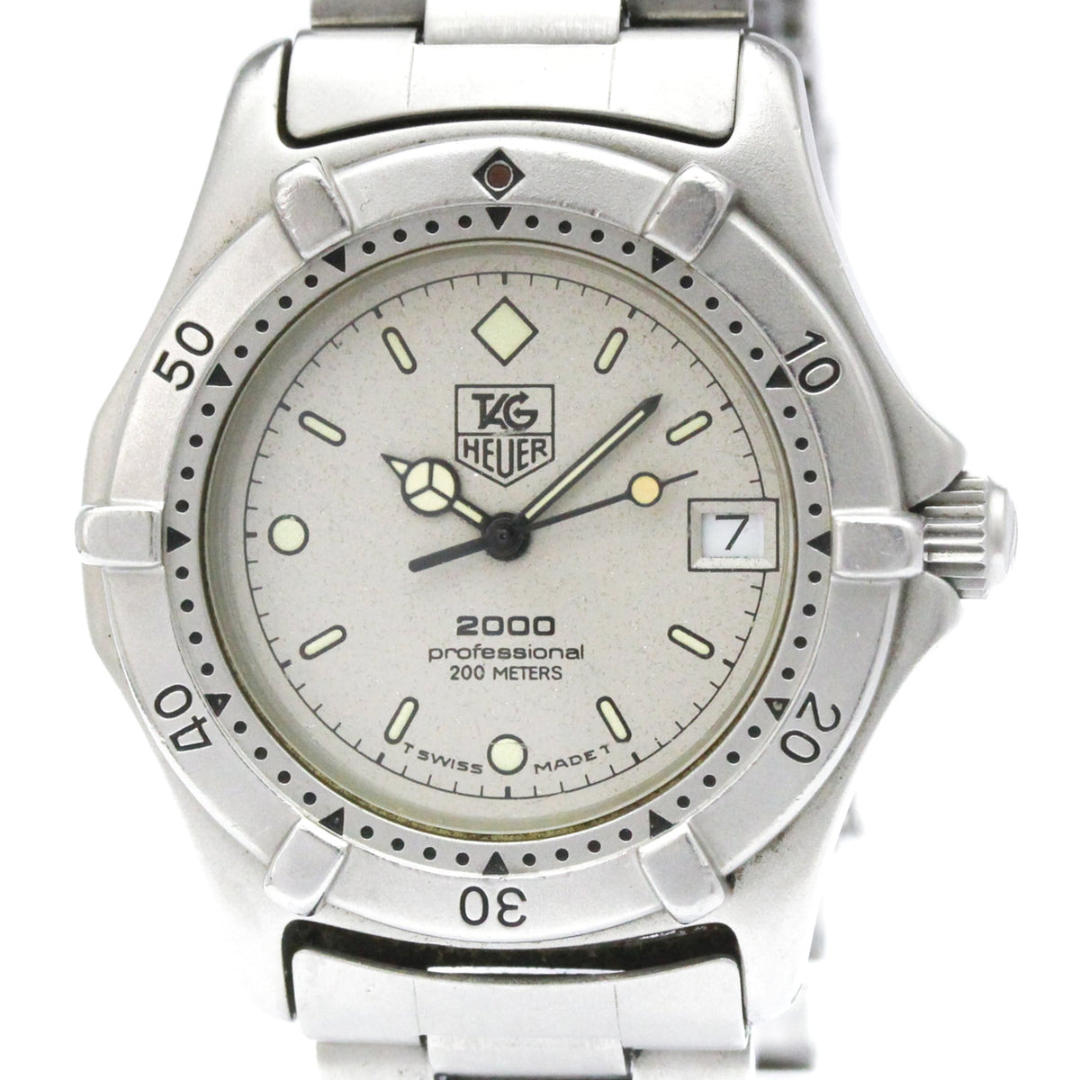 Tag Heuer 2000 Professional 200M Quartz Stainless Steel Watch (Pre-Owned)