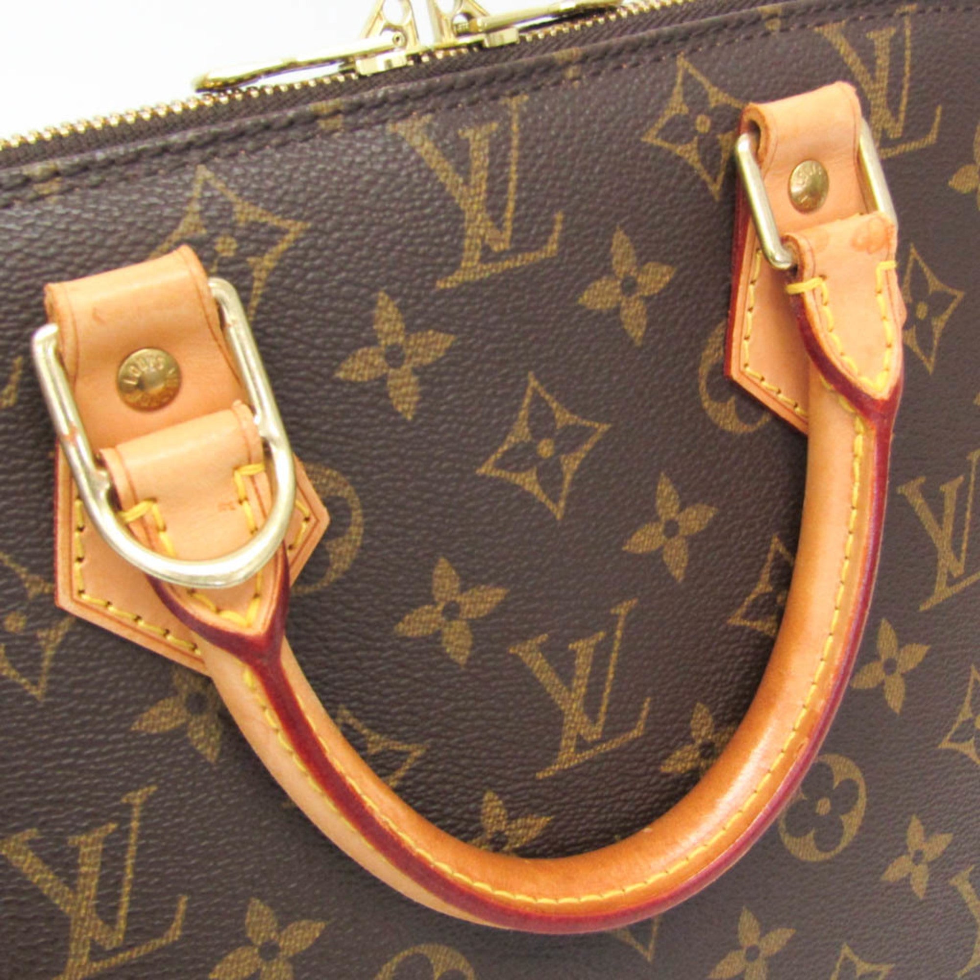 Louis Vuitton Alma Monogram Canvas Brown Canvas Handbag (Pre-Owned)