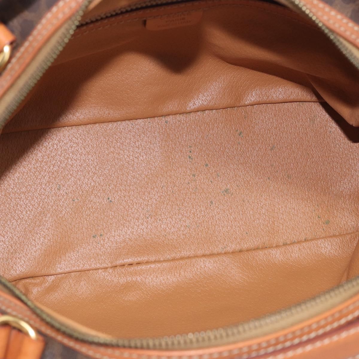 Celine C Macadam Canvas Brown Canvas Handbag (Pre-Owned)