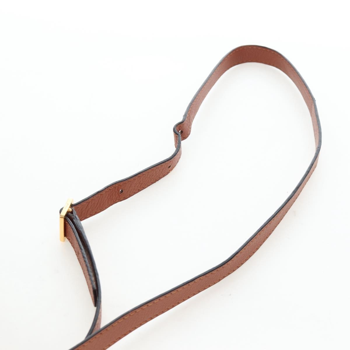 Chloe Marcie Leather Brown Leather Crossbody Bag Bag (Pre-Owned)