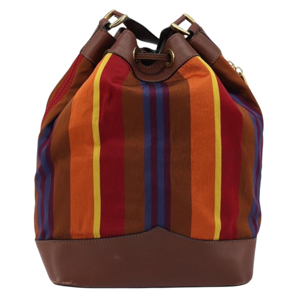 Celine Vintage Canvas Multicolour Canvas Shoulder Bag Bag (Pre-Owned)