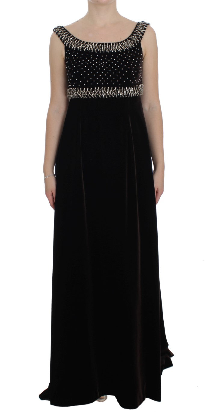 Dolce & Gabbana, black evening dress in silk - Unique Designer Pieces
