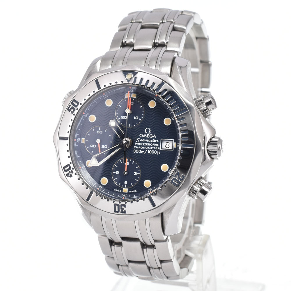 Omega Seamaster Diver 300M Chronometer Chronograph Automatic Stainless Steel Watch (Pre-Owned)