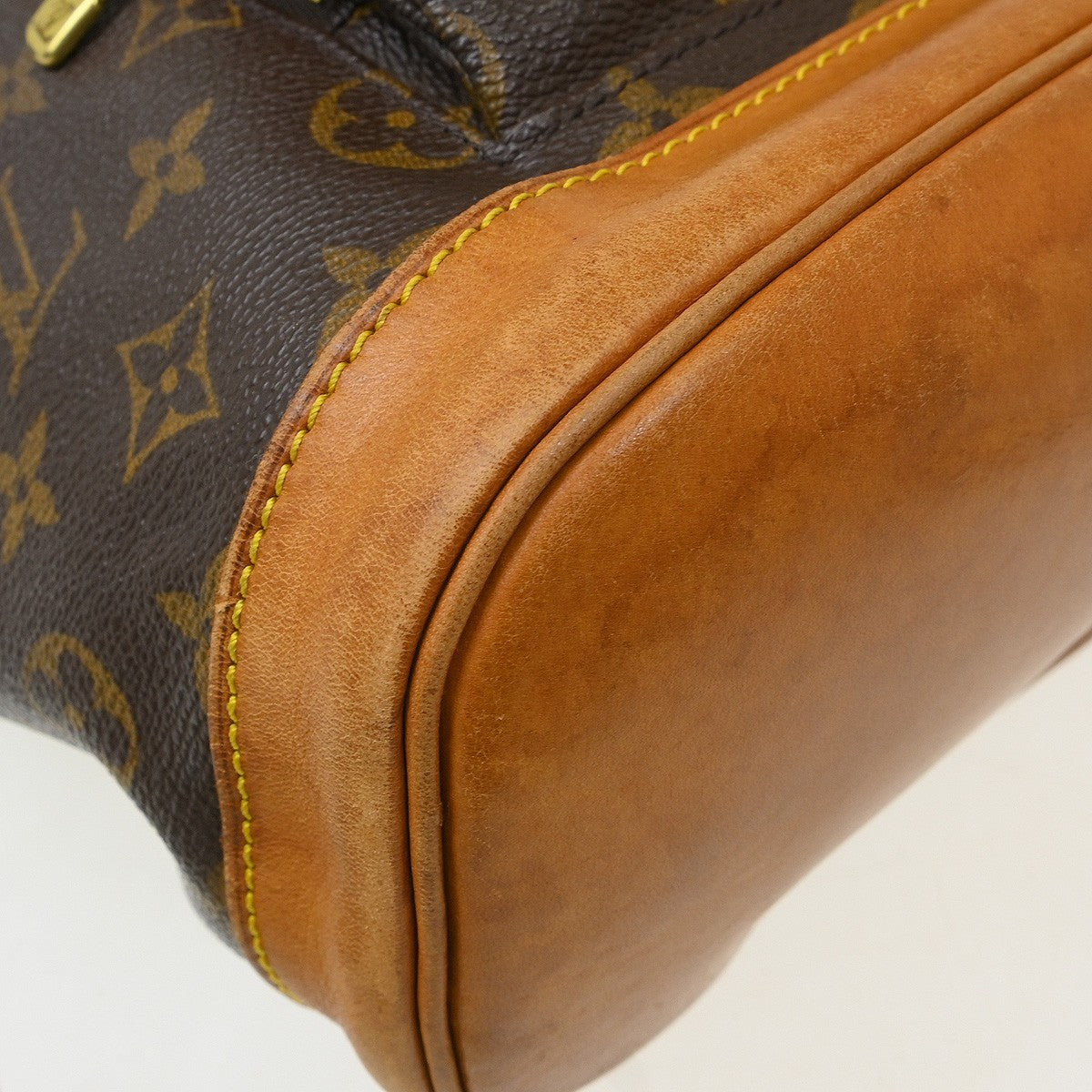 Louis Vuitton Vintage Montsouris Monogram Canvas Brown Canvas Backpack Bag (Pre-Owned)