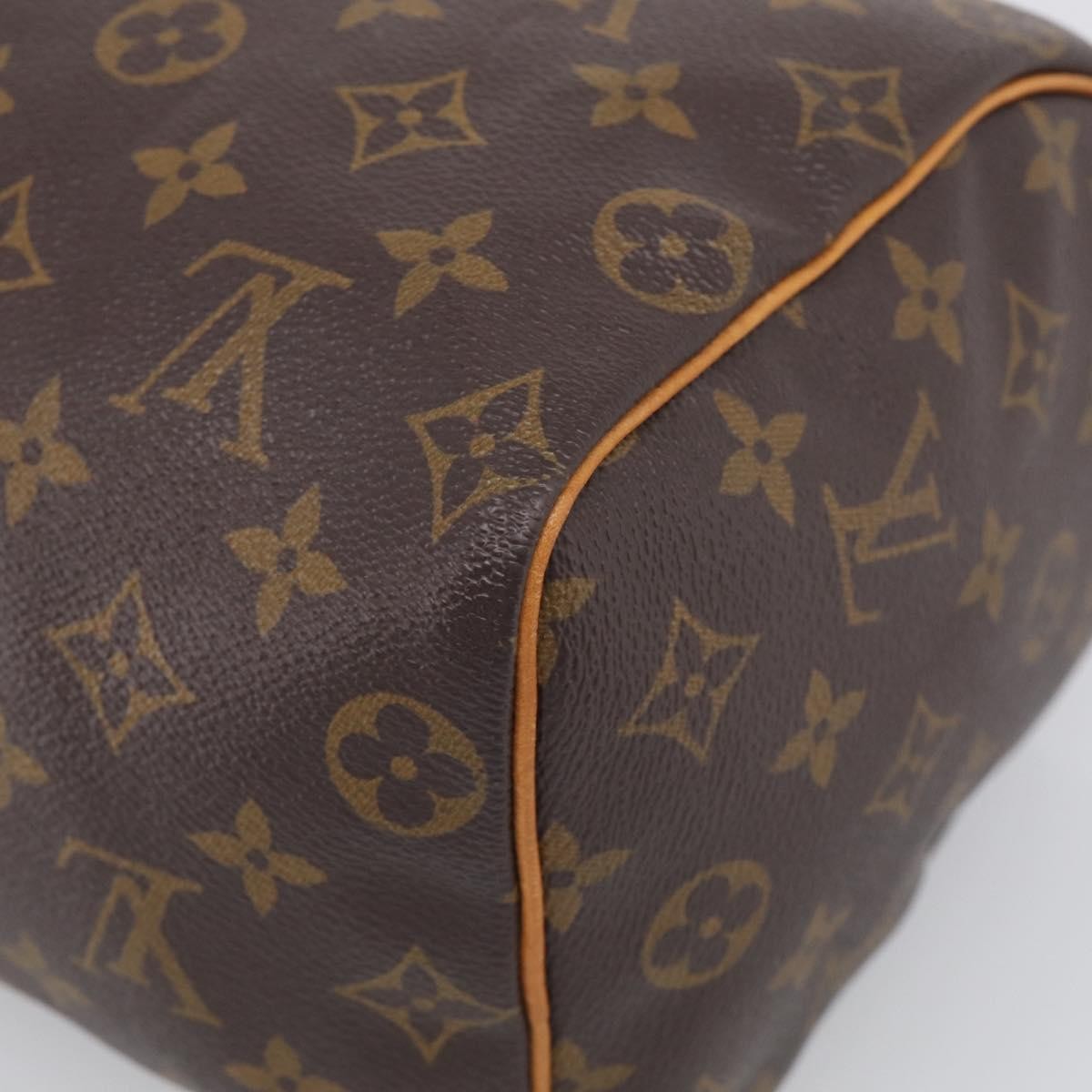 Louis Vuitton Speedy Monogram Canvas Brown Canvas Handbag (Pre-Owned)