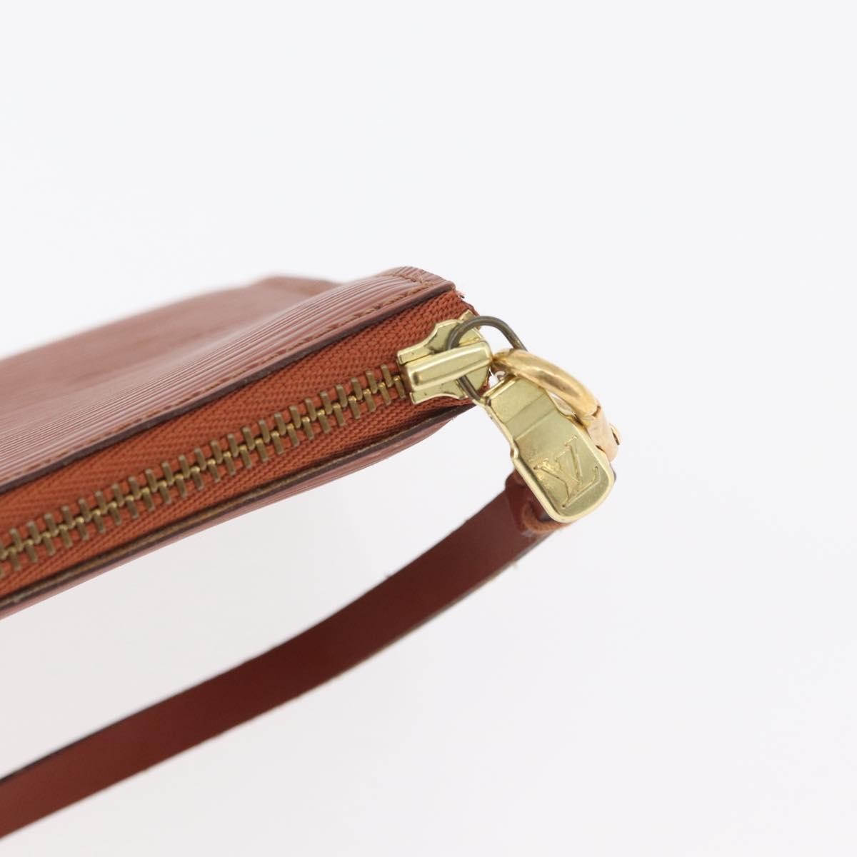 Louis Vuitton Pochette Accessoires Epi Leather Brown Leather Clutche & Pouche Bag (Pre-Owned)