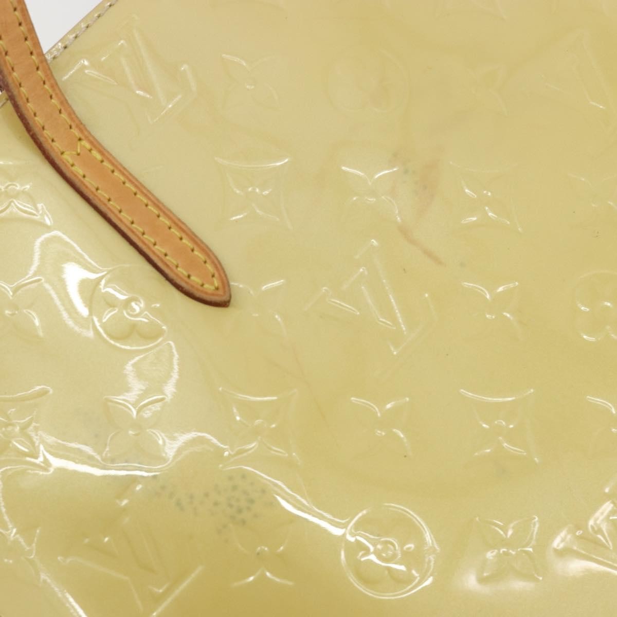 Louis Vuitton Catalina Monogram Vernis Yellow Patent_Leather Tote Bag Bag (Pre-Owned)