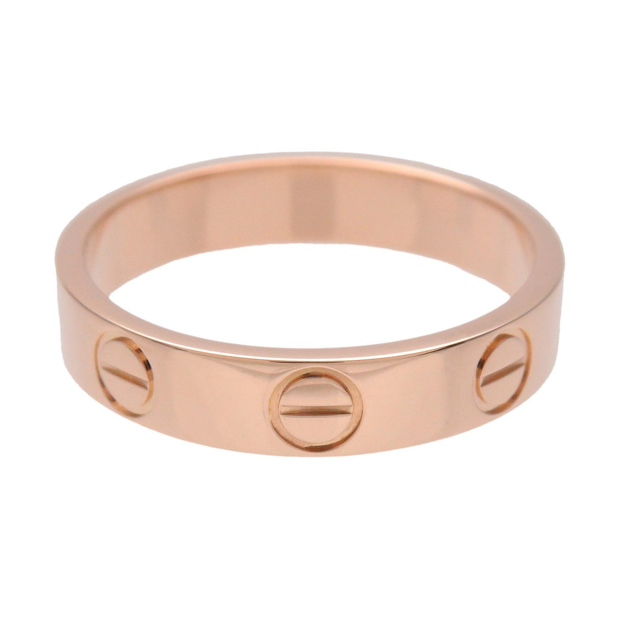 Cartier Love Band 18K Rose Gold Gold Rose_Gold Ring Jewelry (Pre-Owned)