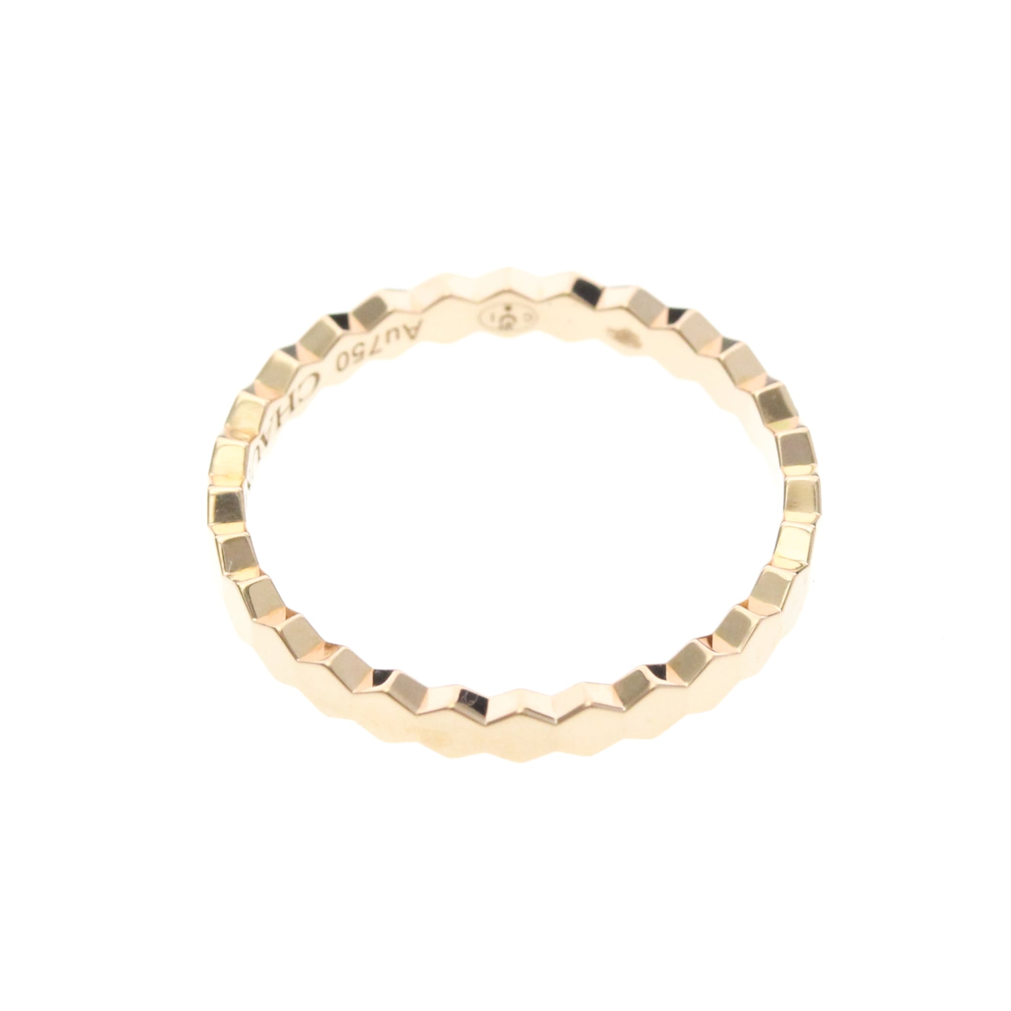 Chaumet Bee My Love Band 18K Rose Gold Gold Pink_Gold Ring Jewelry (Pre-Owned)