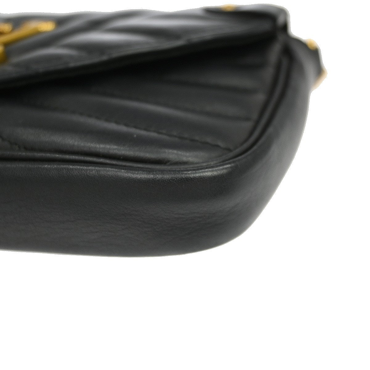 Louis Vuitton New Wave Chain Quilted Leather Black Leather Handbag (Pre-Owned)