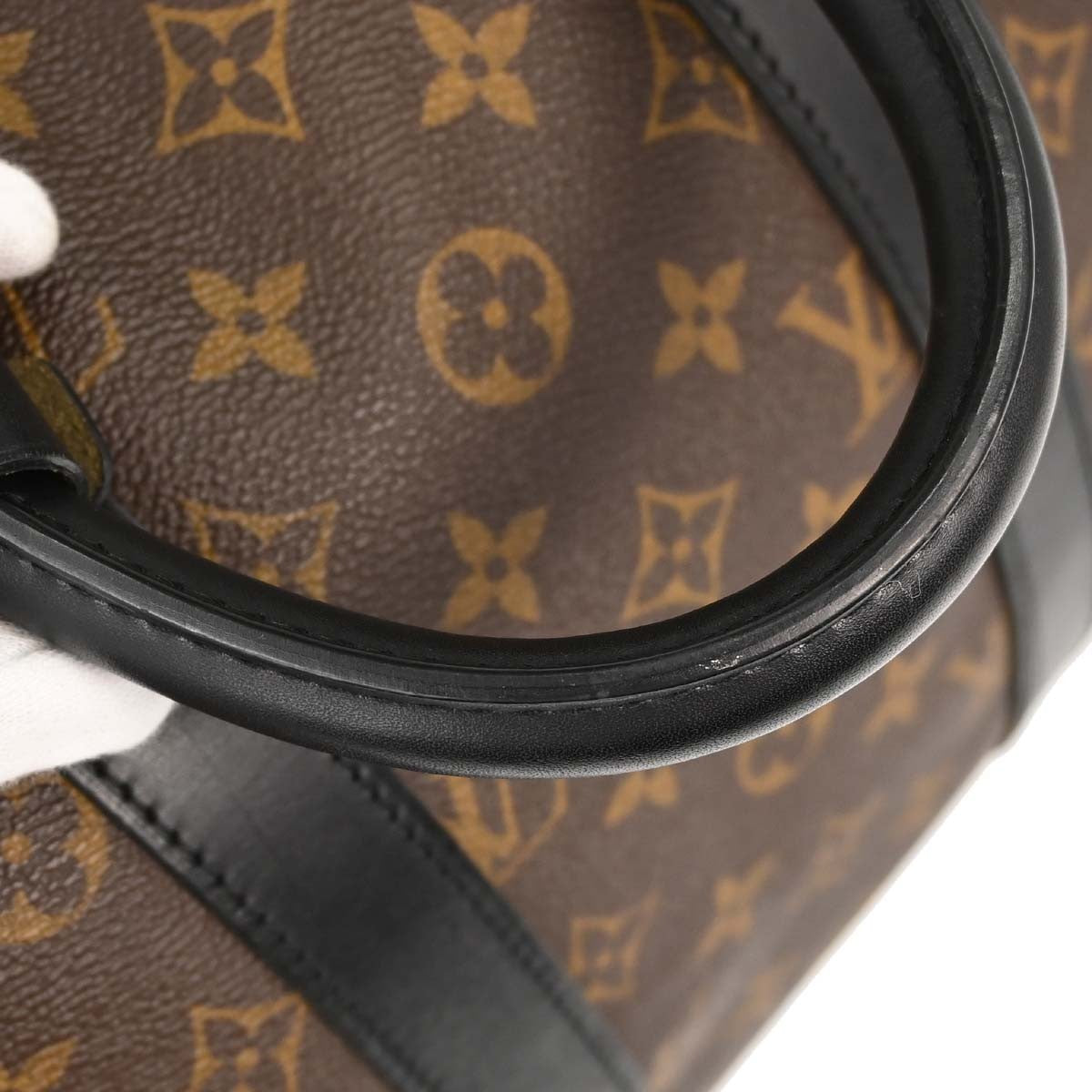 Louis Vuitton Keepall Bandoulière Monogram Brown Canvas Travel Bag Bag (Pre-Owned)