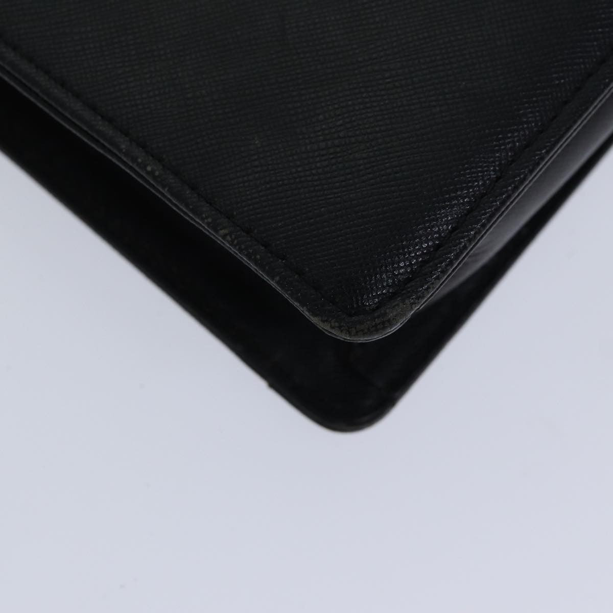 Burberry Vintage Leather Black Leather Clutche & Pouche Bag (Pre-Owned)