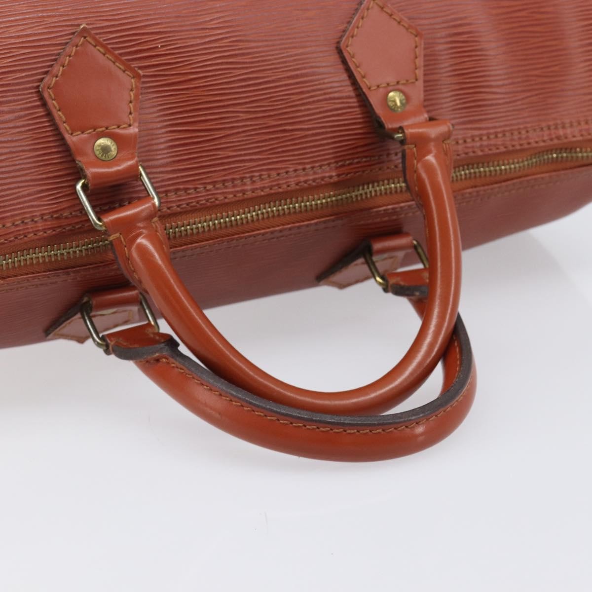 Louis Vuitton Speedy Epi Leather Brown Leather Handbag (Pre-Owned)