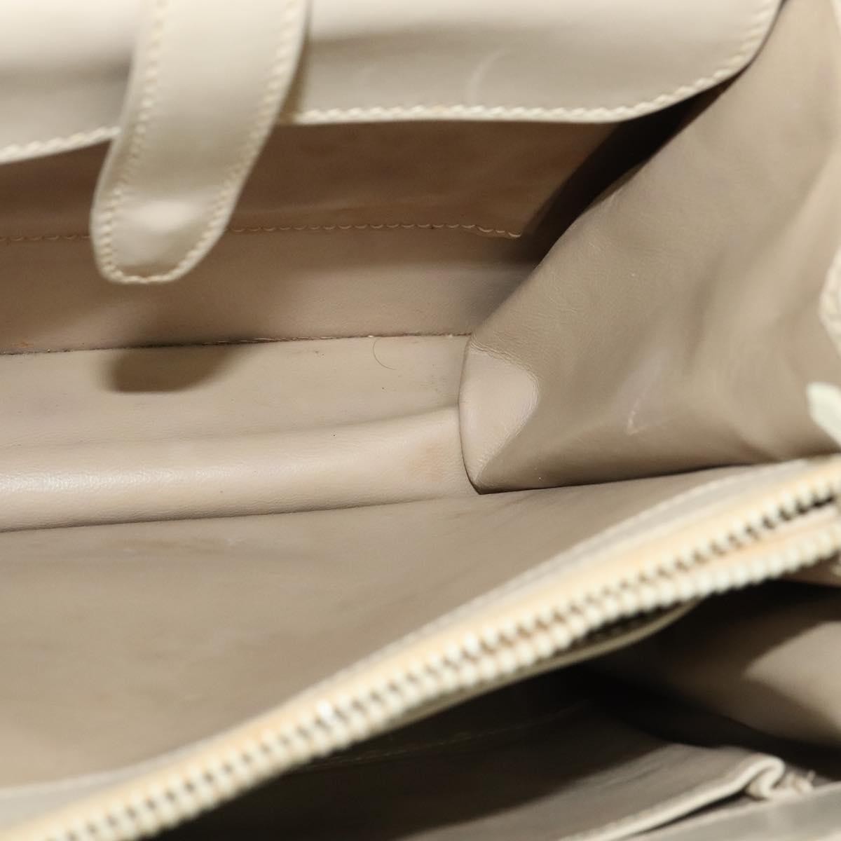Gucci Vintage Flap Leather Beige Leather Shoulder Bag Bag (Pre-Owned)