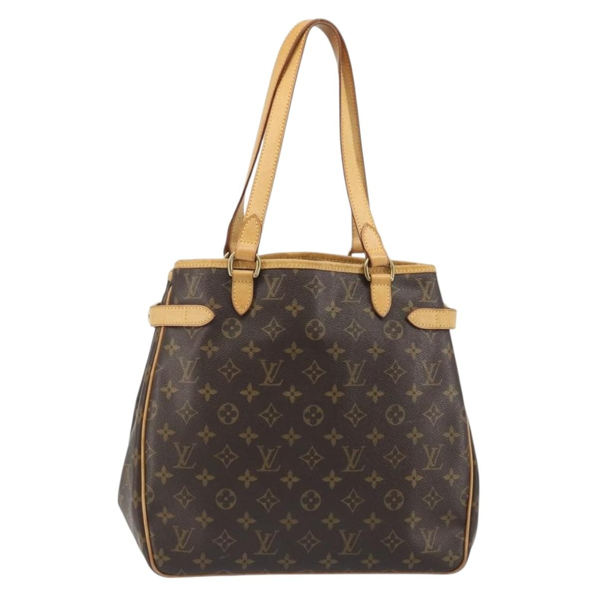 Louis Vuitton Batignolles Monogram Canvas Brown Canvas Shoulder Bag Bag (Pre-Owned)