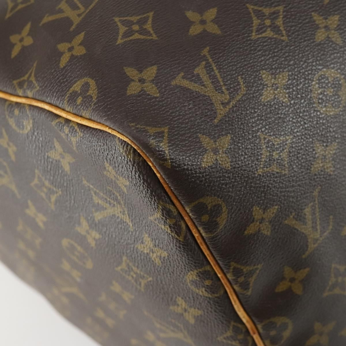 Louis Vuitton Keepall Monogram Canvas Brown Canvas Travel Bag Bag (Pre-Owned)