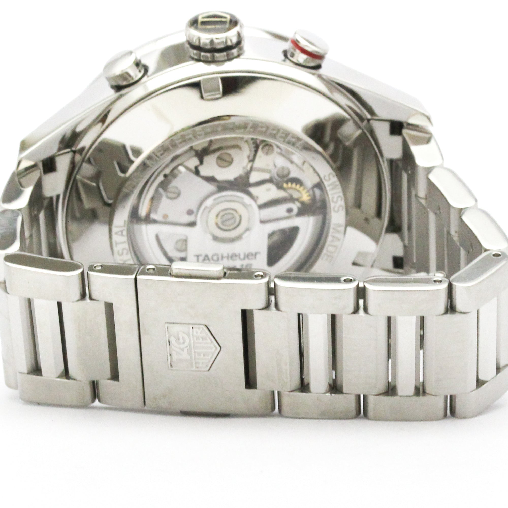 Tag Heuer Carrera Calibre 16 Chronograph Day Date Automatic Stainless Steel Watch (Pre-Owned)