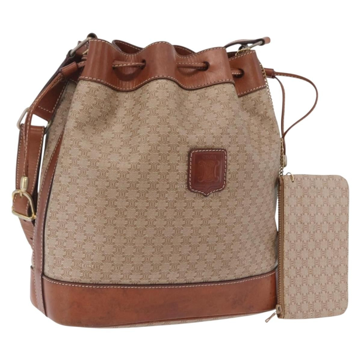 Celine Macadam Shoulder Canvas Multicolour Canvas Crossbody Bag Bag (Pre-Owned)