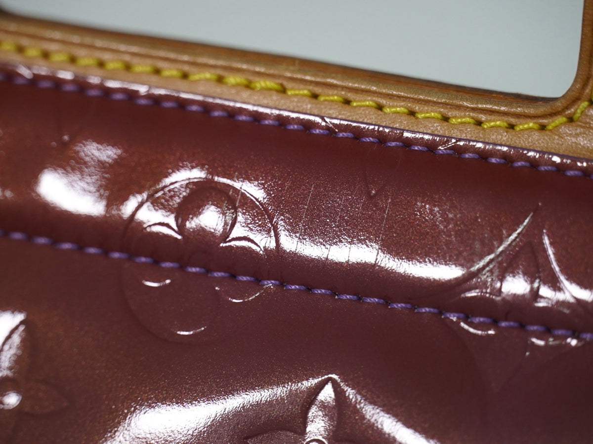 Louis Vuitton Stanton Monogram Vernis Purple Leather Tote Bag Bag (Pre-Owned)