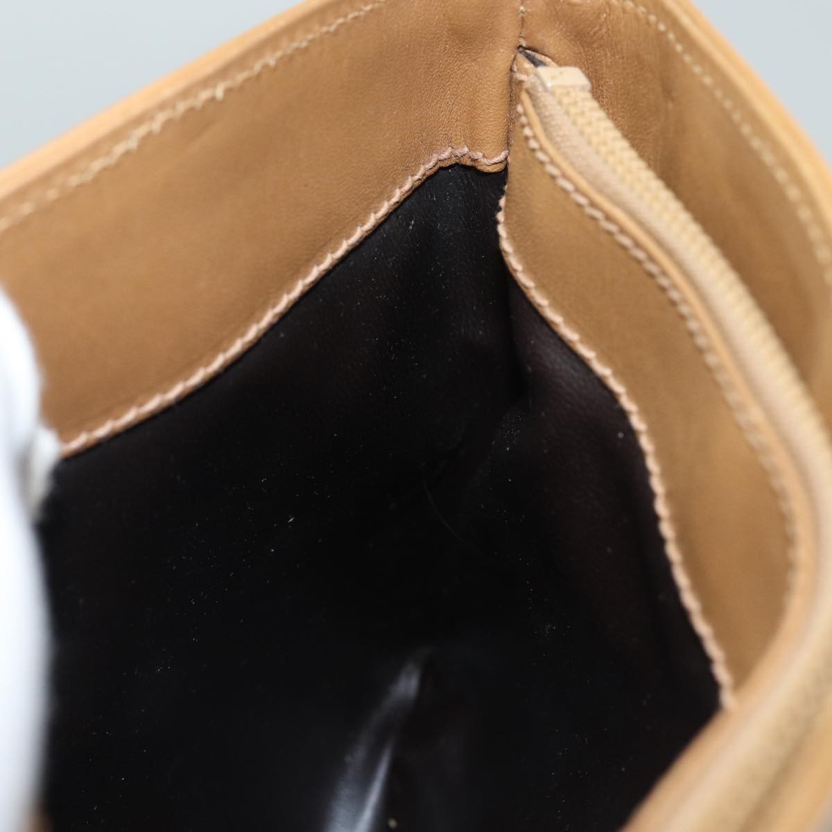 Celine Vintage Macadam Canvas And Leather Beige Canvas Shoulder Bag Bag (Pre-Owned)