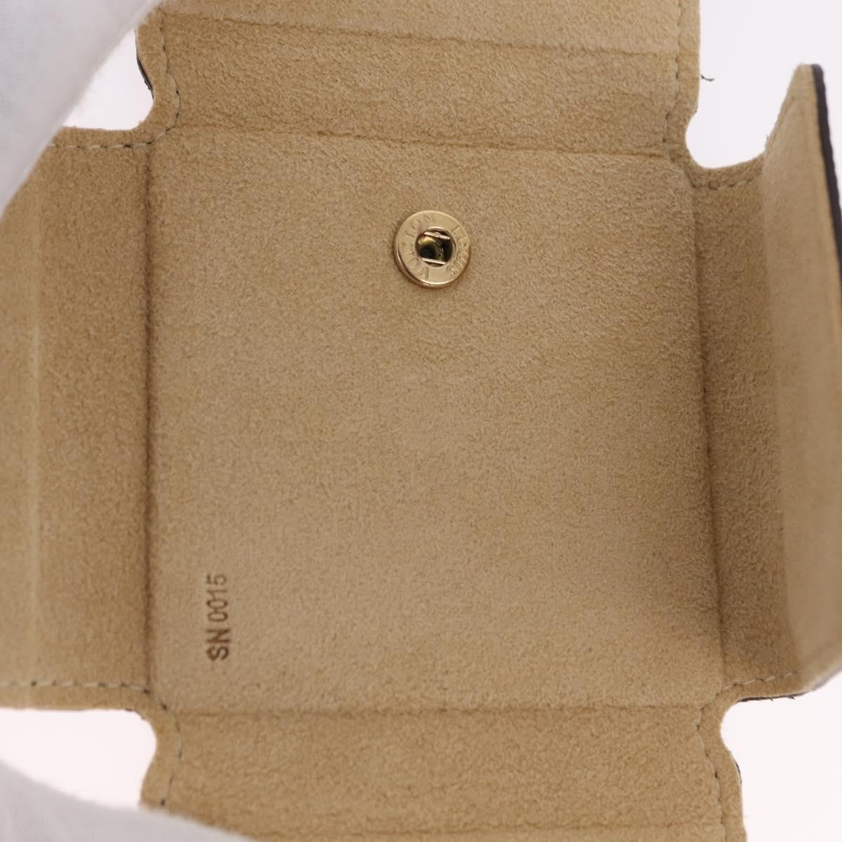 Louis Vuitton Folding Jewelry Case Monogram Canvas Brown Canvas Toiletry Case Accessory (Pre-Owned)