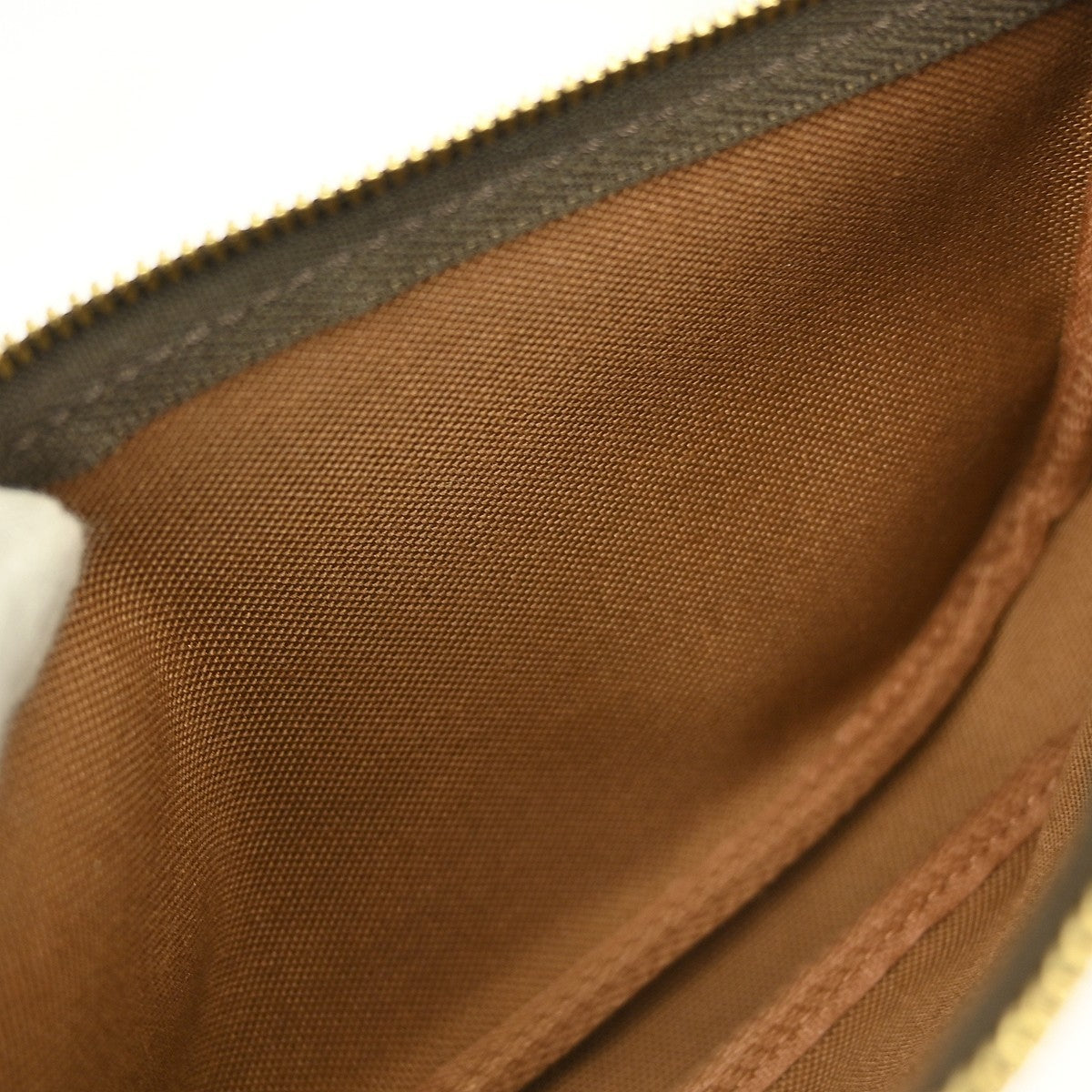Louis Vuitton Mini Pochette Accessoires Canvas Brown Canvas Clutche & Pouche Bag (Pre-Owned)