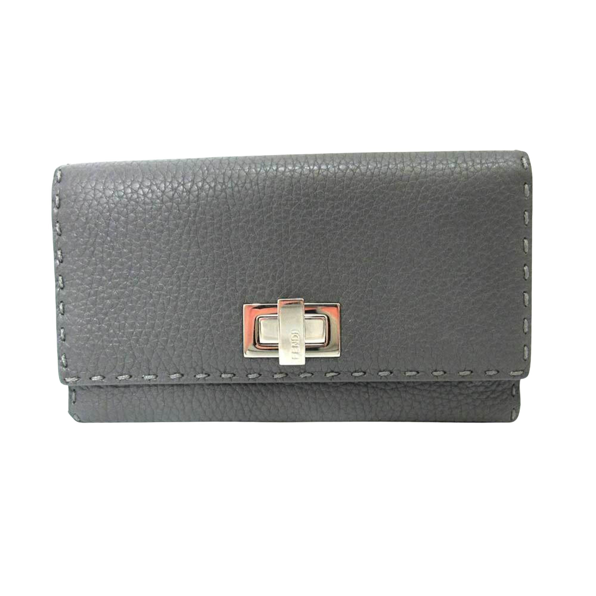 Zip-Around Selleria - Black leather wallet