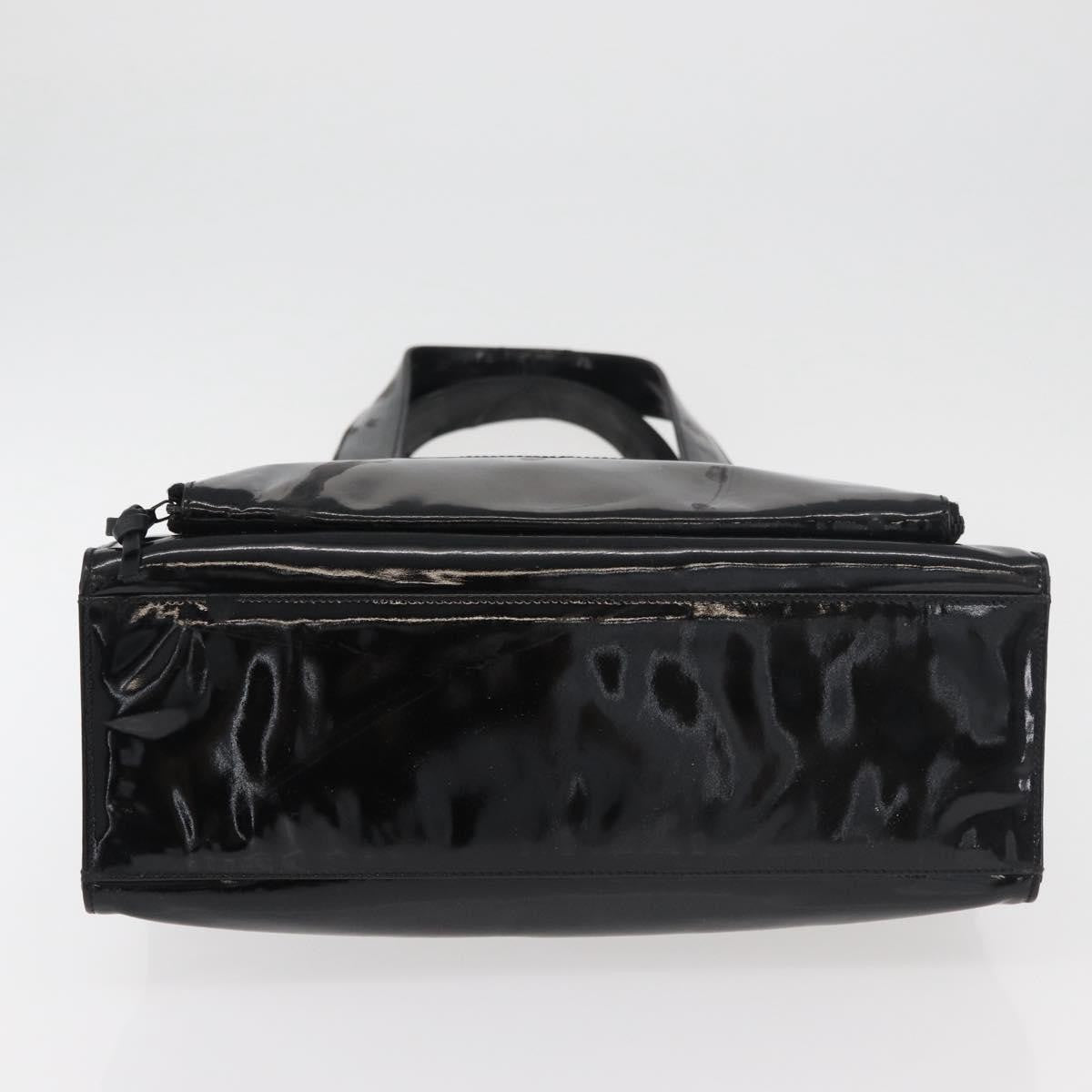 Chanel Cc Shoulder Bag Patent Leather Black Patent_Leather Shoulder Bag Bag (Pre-Owned)
