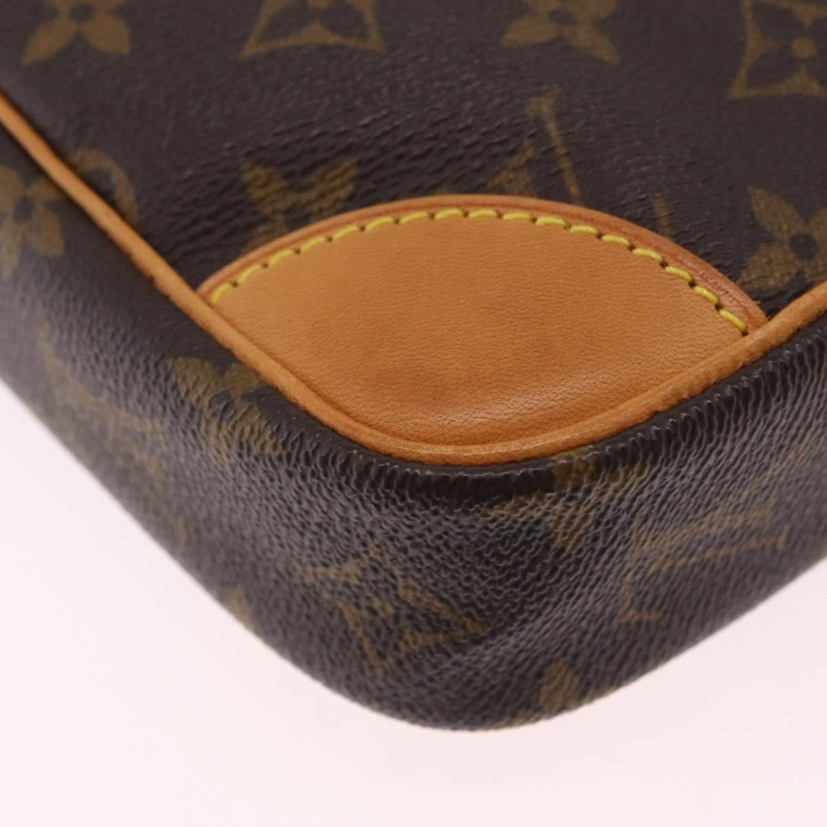 Louis Vuitton Danube Monogram Canvas Brown Canvas Handbag (Pre-Owned)