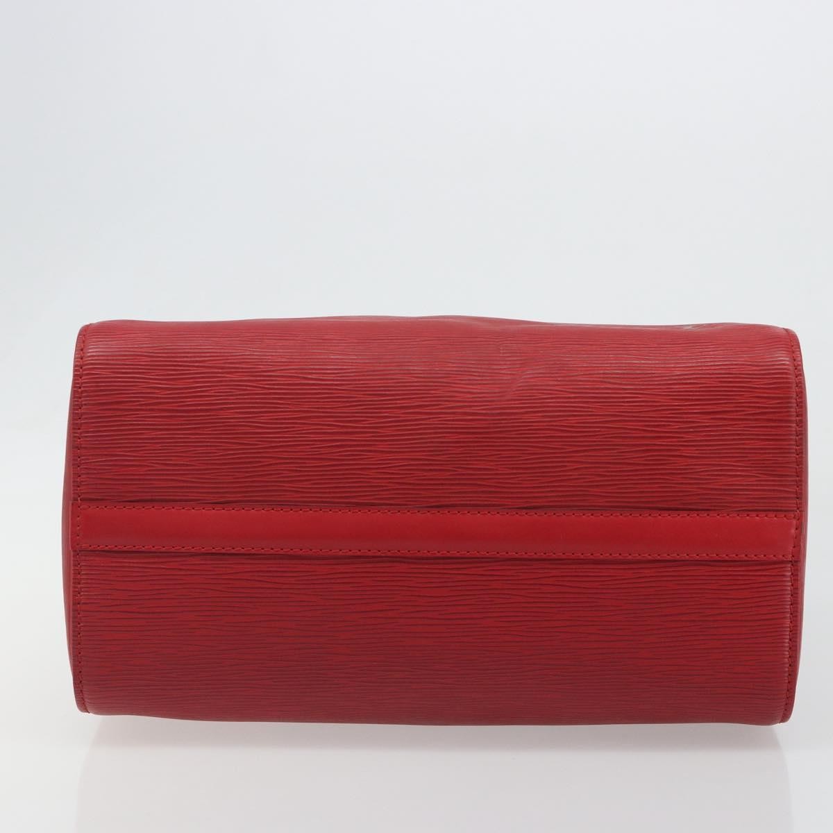 Louis Vuitton Speedy Epi Leather Red Leather Handbag (Pre-Owned)