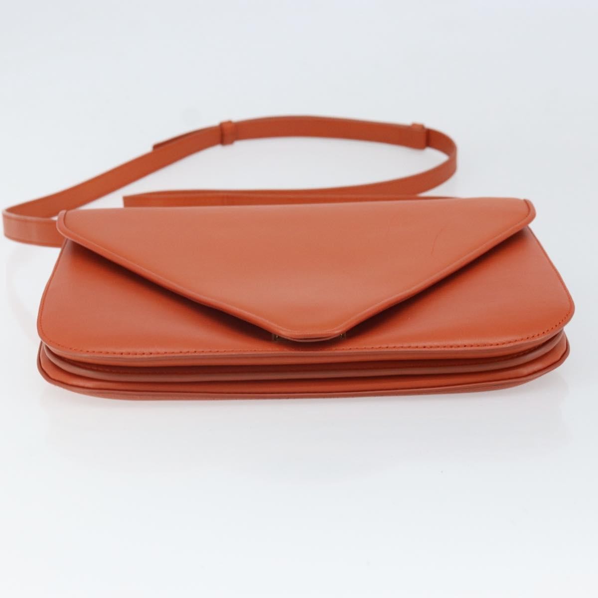 Bottega Veneta Mount Leather Brown Leather Shoulder Bag Bag (Pre-Owned)