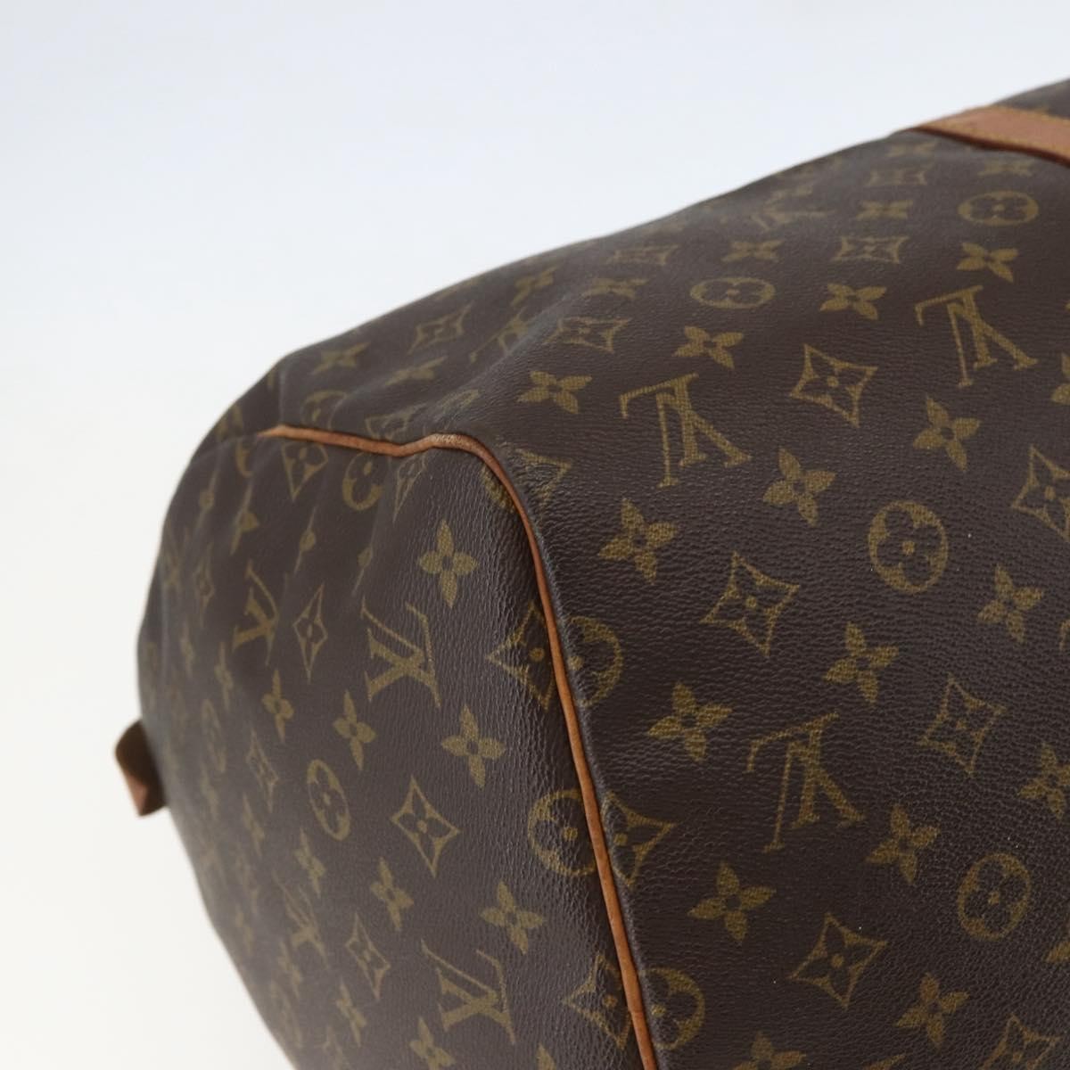 Louis Vuitton Keepall Monogram Canvas Brown Canvas Travel Bag Bag (Pre-Owned)