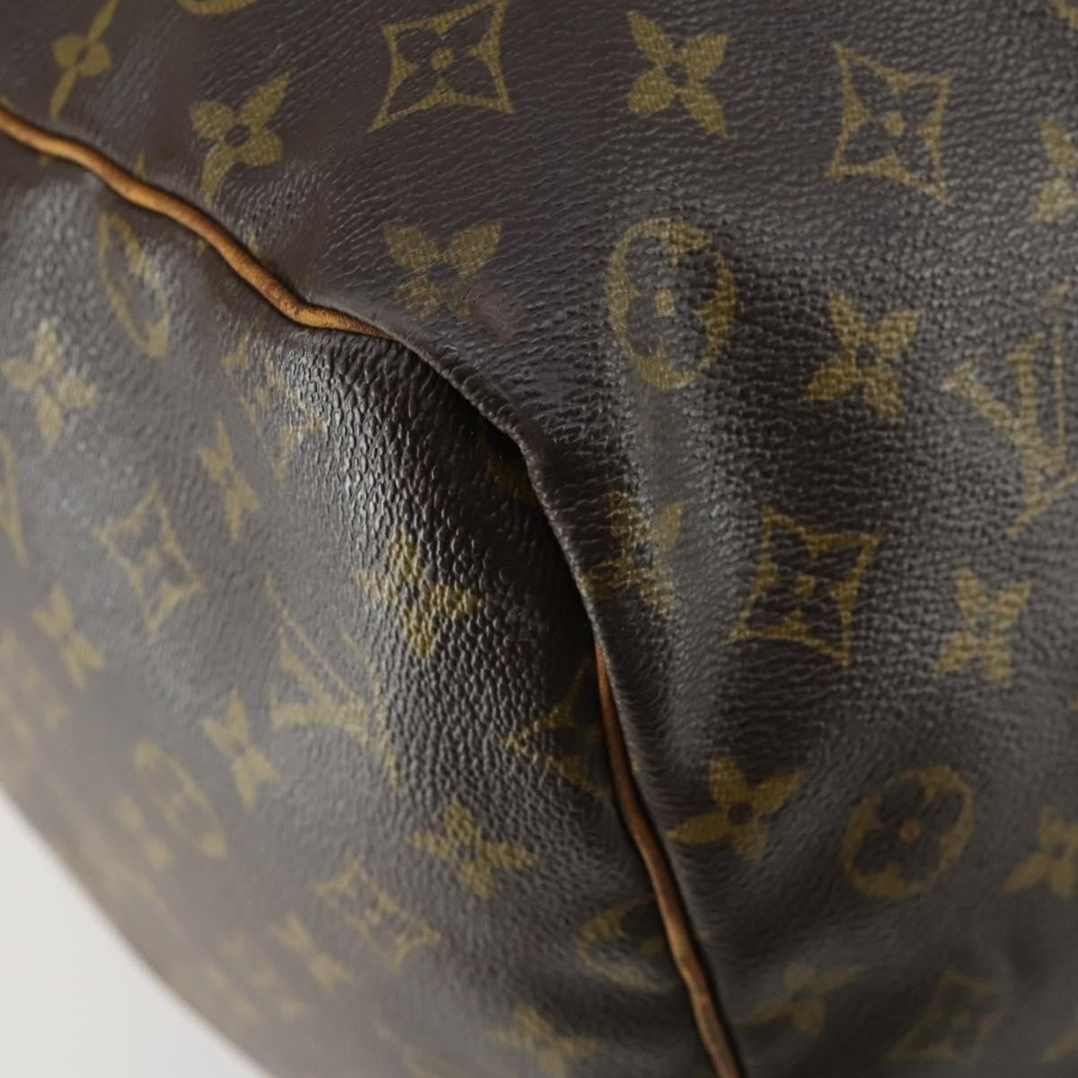 Louis Vuitton Keepall Monogram Canvas Brown Canvas Travel Bag Bag (Pre-Owned)
