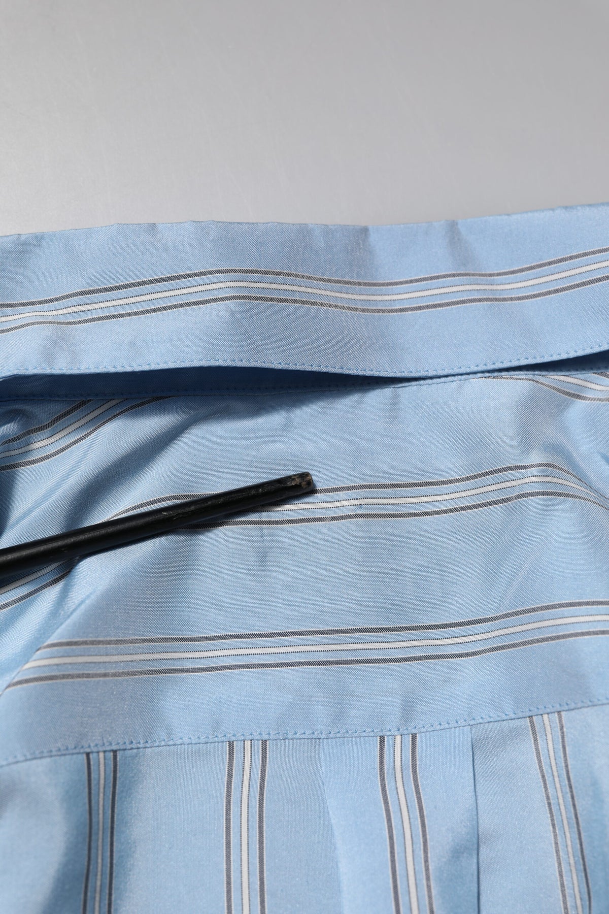 Dolce & Gabbana Light Blue MARTINI Striped Formal Dress Men's Shirt (Pre-Owned)