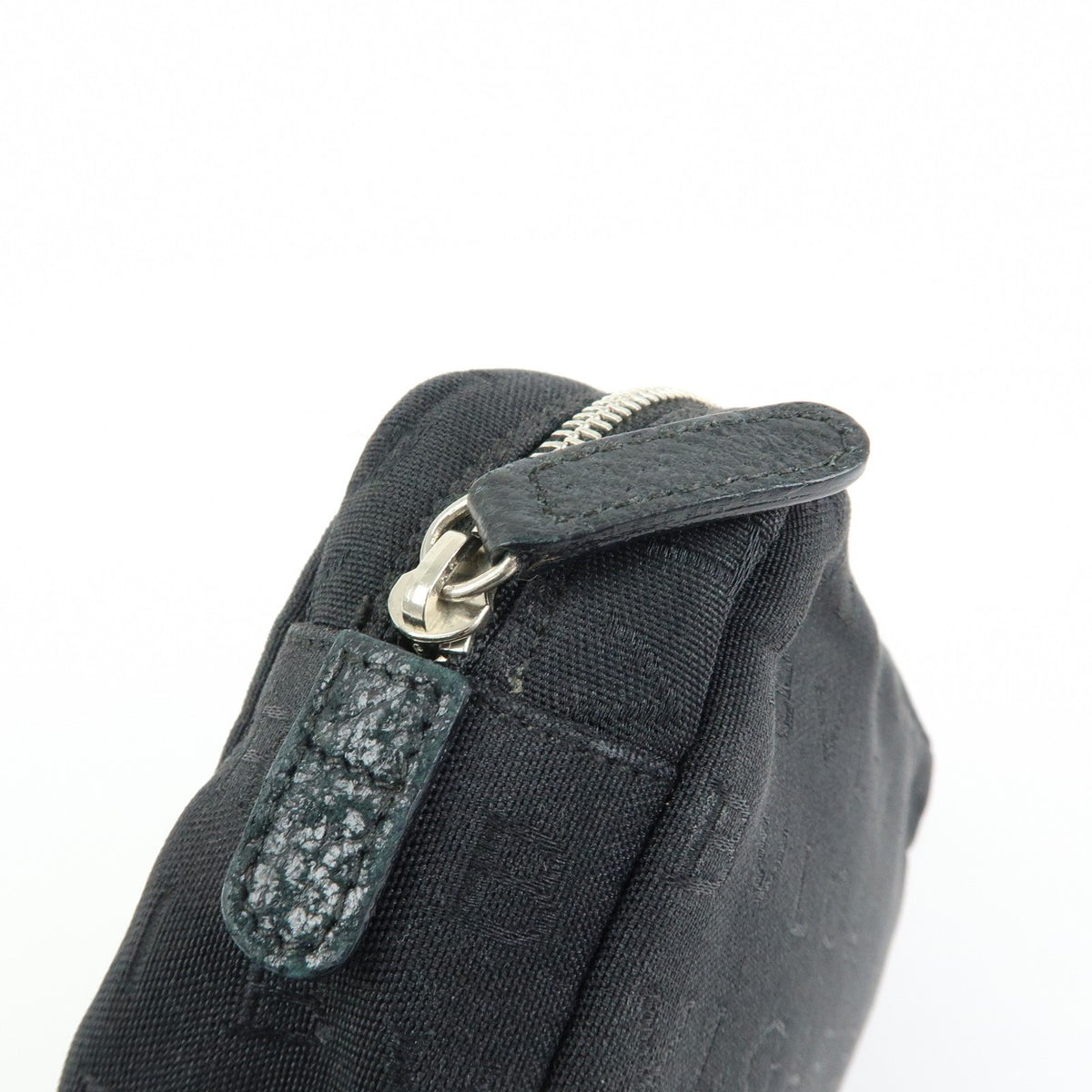 Bvlgari Pouch Canvas Black Canvas Clutche & Pouche Bag (Pre-Owned)