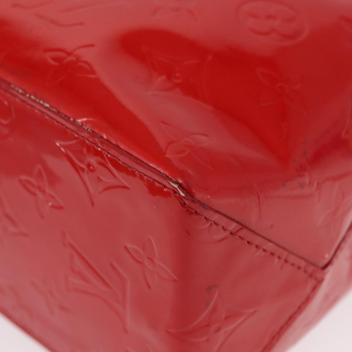 Louis Vuitton Reade Monogram Vernis Red Patent_Leather Handbag (Pre-Owned)