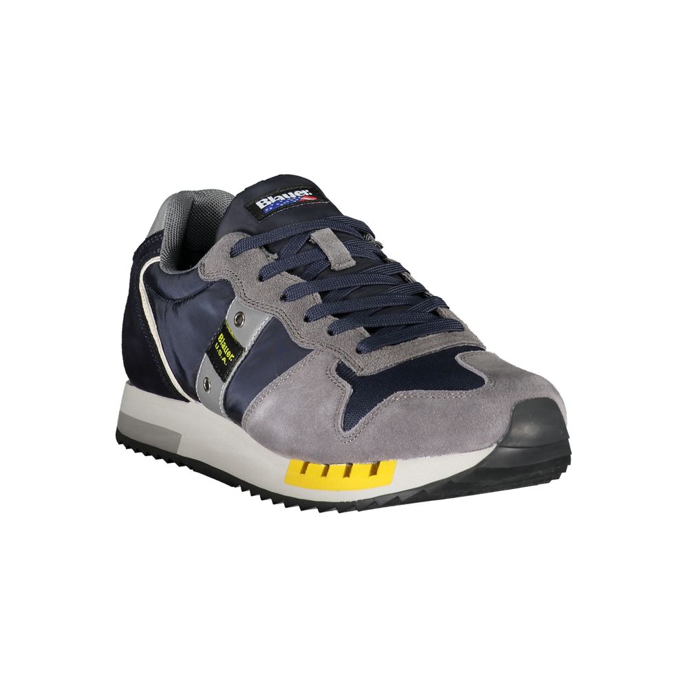 Blauer Blue Leather Men Men's Sneaker