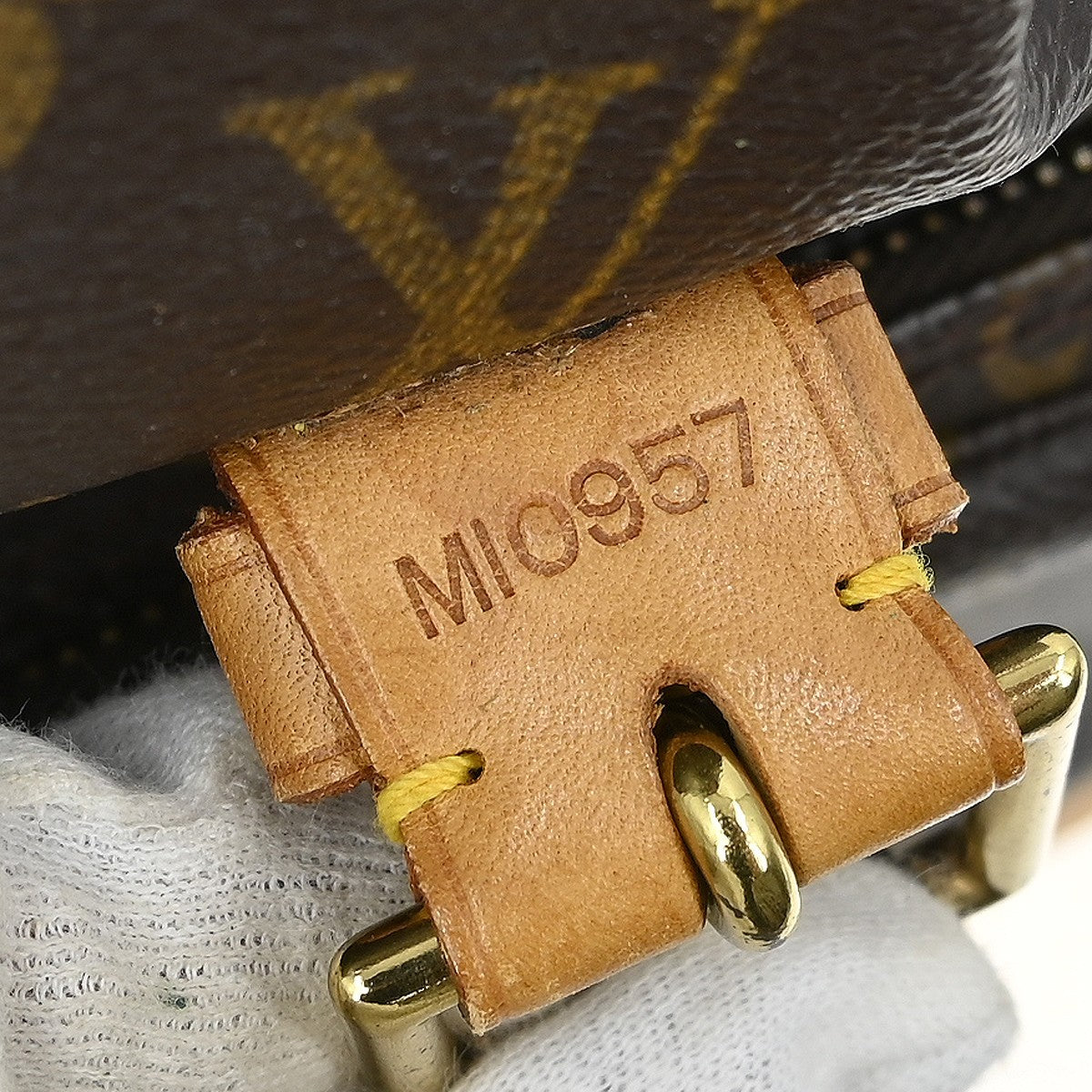 Louis Vuitton Vintage Montsouris Monogram Canvas Brown Canvas Backpack Bag (Pre-Owned)