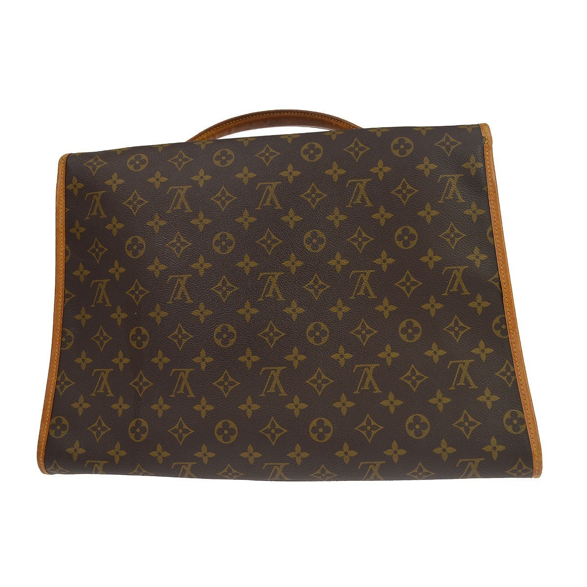 Louis Vuitton Beverly Monogram Canvas Brown Canvas Briefcase Bag (Pre-Owned)