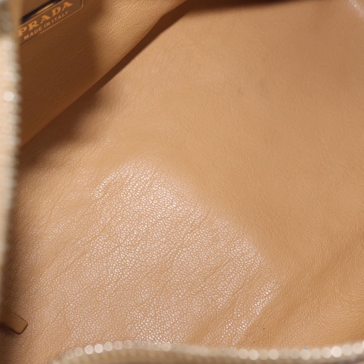 Prada Vintage Leather Brown Leather Shoulder Bag Bag (Pre-Owned)