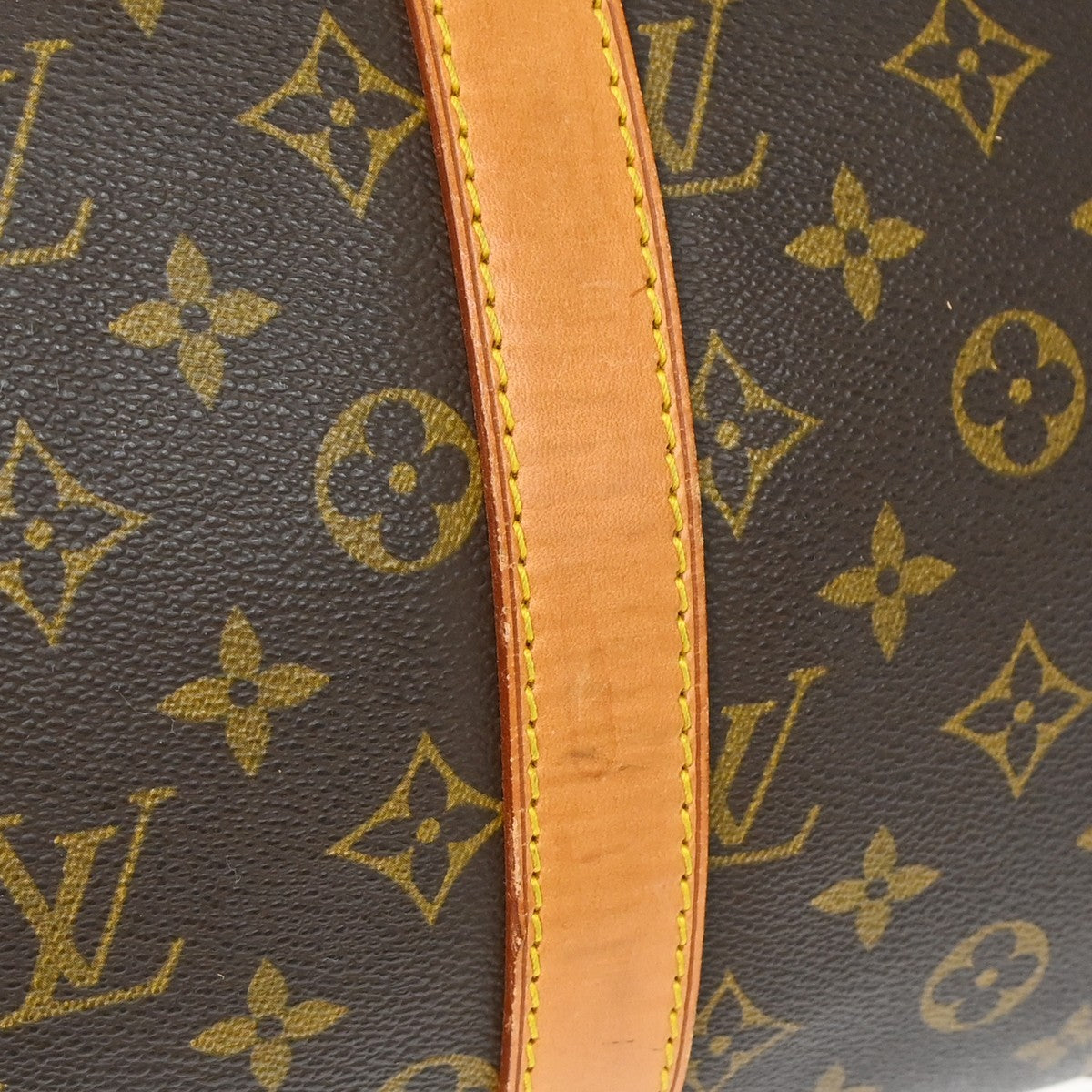 Louis Vuitton Keepall Monogram Brown Canvas Travel Bag Bag (Pre-Owned)
