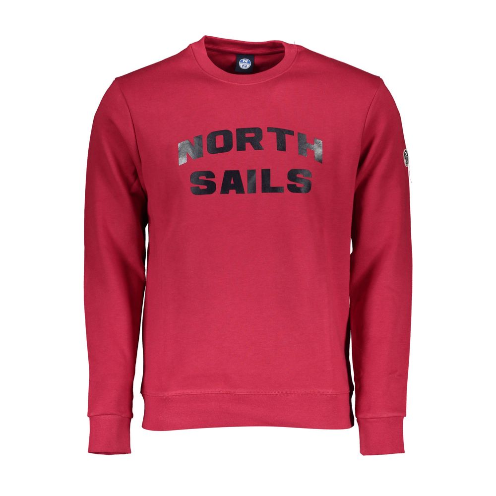 North Sails Red Cotton Men's Men's Sweatshirt
