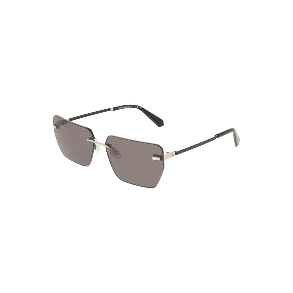 Calvin Klein Argento Metallo Men Men's Sunglass
