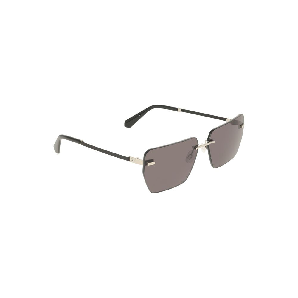 Calvin Klein Argento Metallo Men Men's Sunglass