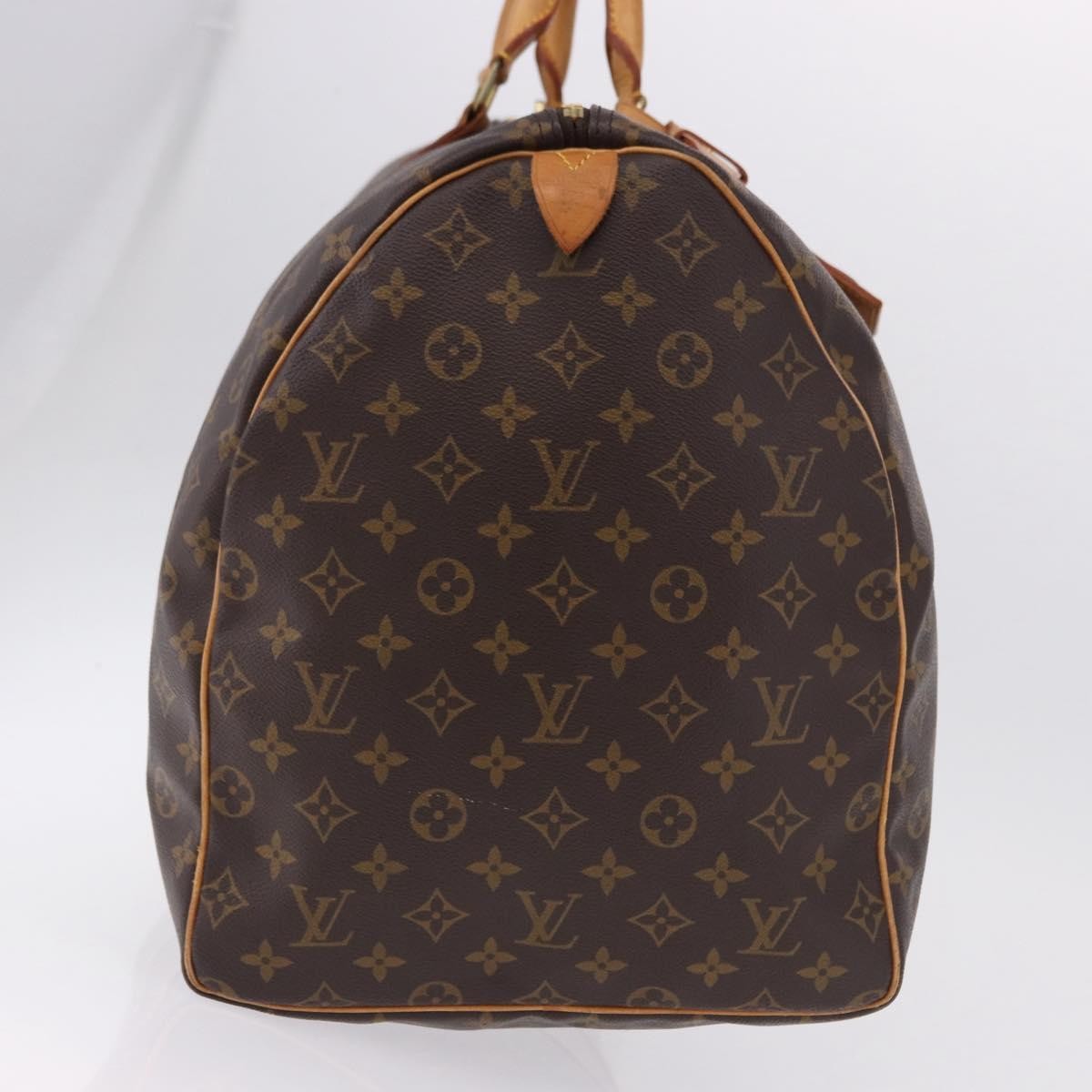 Louis Vuitton Keepall Monogram Brown Canvas Travel Bag Bag (Pre-Owned)