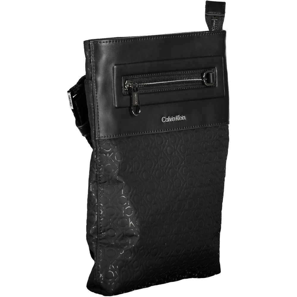 Calvin Klein Black Polyester Men's Shoulder Men's Bag