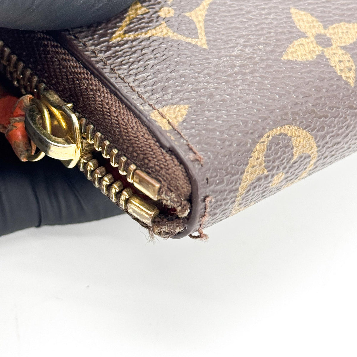 Louis Vuitton Clemence Monogram Canvas Brown Canvas Wallets Accessory (Pre-Owned)