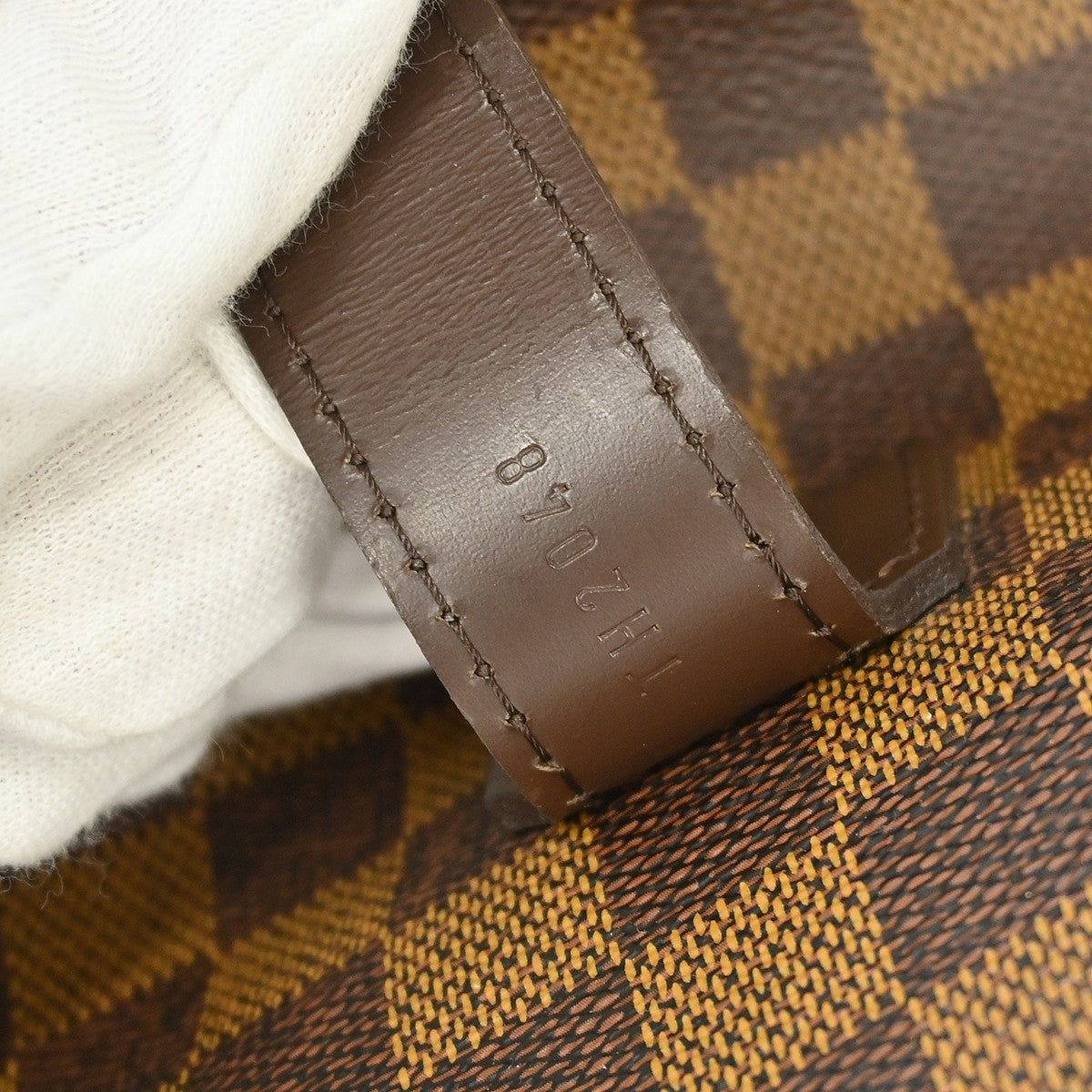Louis Vuitton Broadway Damier Ebene Brown Canvas Handbag (Pre-Owned)